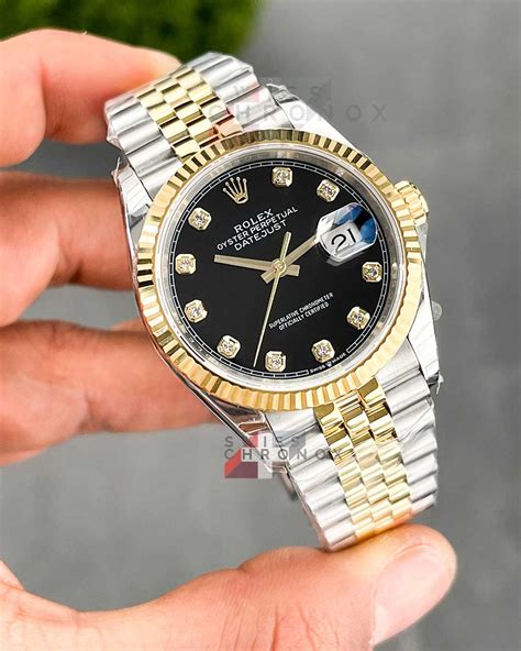 2 tone rolex with diamonds|rolex two tone datejust 36mm.